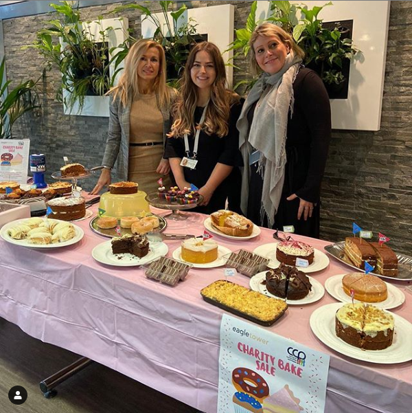 Eagle Tower Tenants Raise £500 in Bake Sale